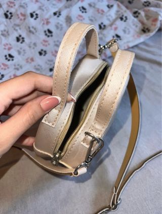 Borsa O Bag Beige Rotonda