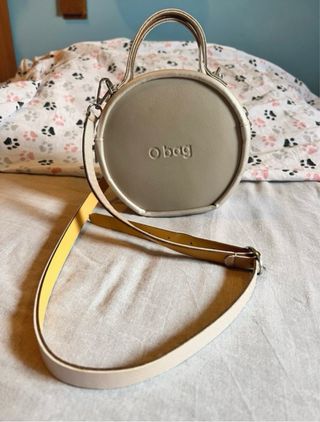 Borsa O Bag Beige Rotonda
