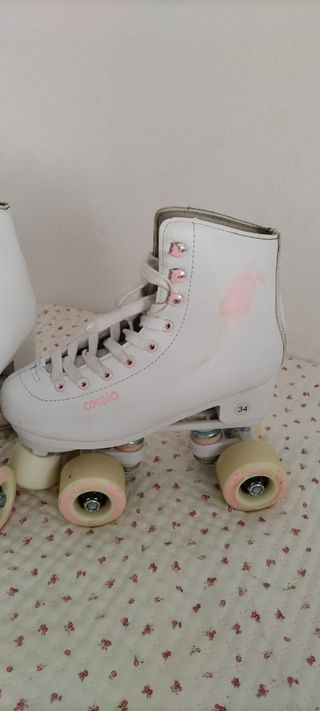 Patines marca Oxelo para niña 34 usado