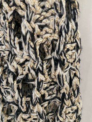 Chaqueta Zara punto metalizada mujer T L