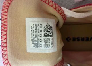 Botas Converse All Star Rojas Talla X