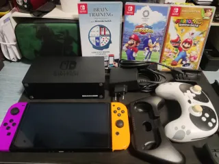 Nintendo Switch OLED Viola/Arancione