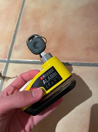 Candado Alarma Moto KRASER Nuevo a estrenar