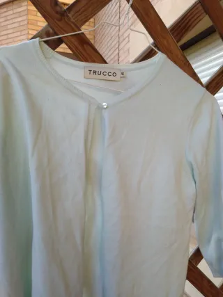 Chaqueta Trucco manga corta verde talla s