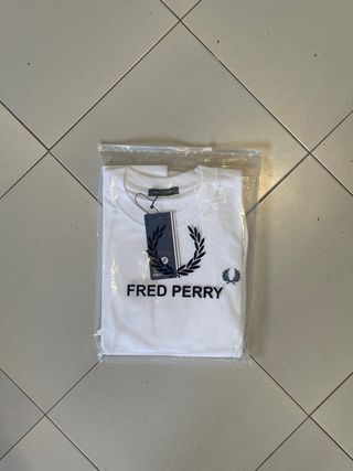 Camiseta Fred Perry Blanca