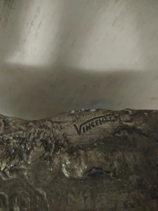 Scultura cane caccia ghisa