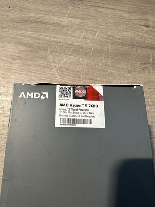 Procesador AMD Ryzen 5 2600 3,4-3,9 GHz AM4