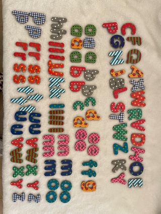 Imanes letras nevera