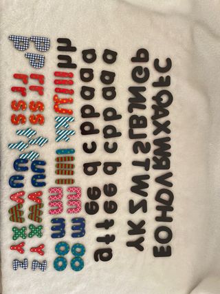 Imanes letras nevera