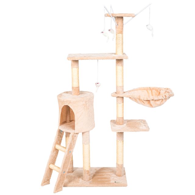 Albero gratta per gatti NENI beige