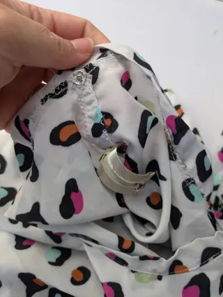 Blusa Estampada Leopardo Talla XL