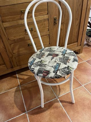 Mesa de cocina extensible blanca