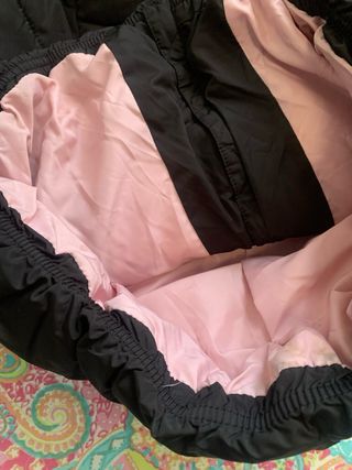 Plumífero negro niña 13-14 años