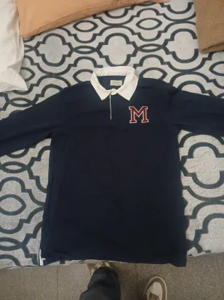 Sudadera Polo Azul con Logo M