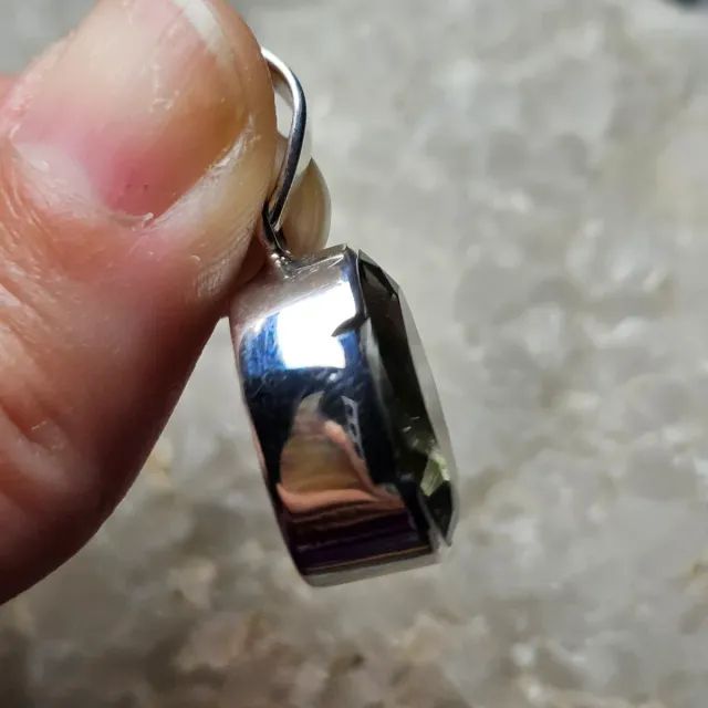 Colgante Plata 925 y Prasiolita