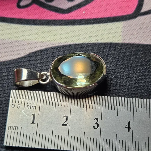 Colgante Plata 925 y Prasiolita