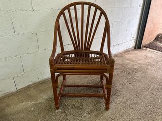 Conjunto ratán: 2 sillas y 2 mesas