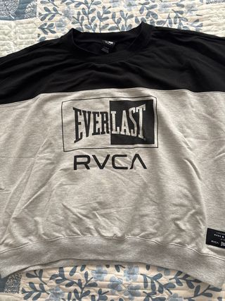 Sudadera Everlast Negra y Gris