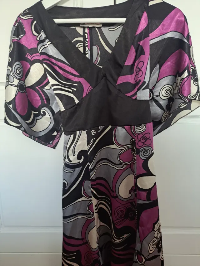 Vestido estampado mujer