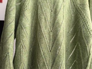 Jersey verde de punto talla única