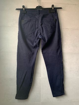 Pantalones Stradivarius Azul Marino