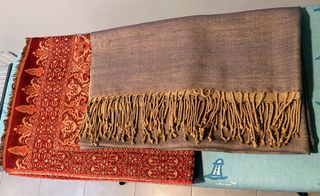 Chal, foulard, pashmina REVERSIBLE