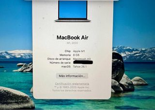 Macbook Air M1 Bateria 99%