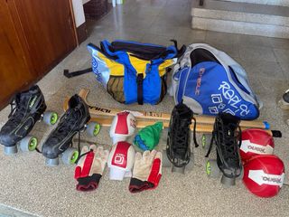 Pack Iniciación X2 Hockey patines Infantil.