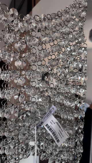 Top Joya Zara Transparente