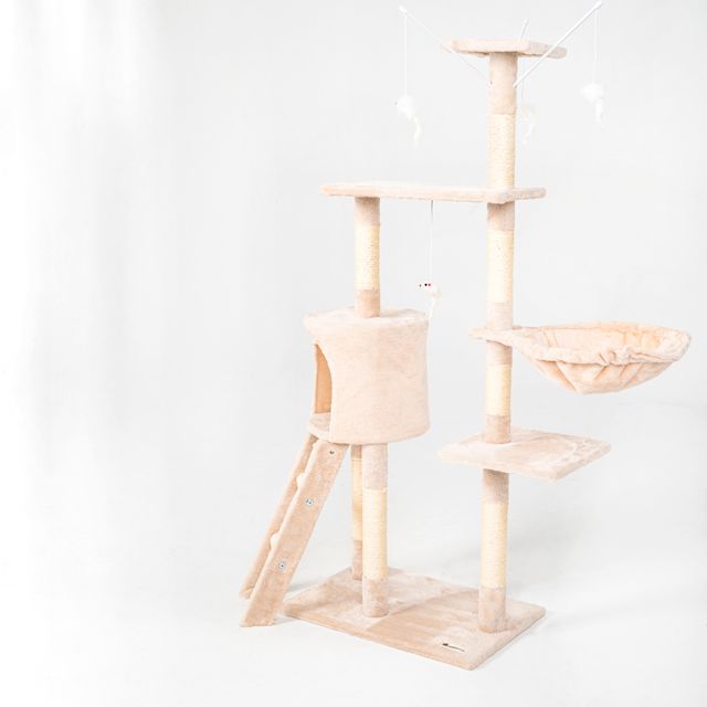 Albero gratta per gatti NENI beige