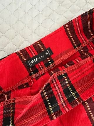 Falda Plisada Estilo Colegiala