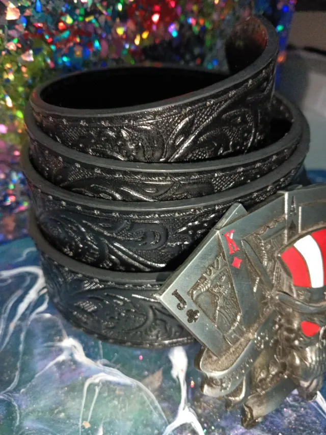 Hebilla Vip Centuron Jocker Face Cuero 115