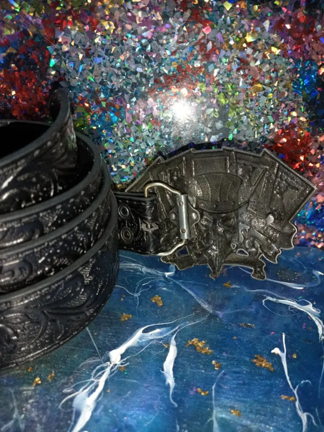 Hebilla Vip Centuron Jocker Face Cuero 115