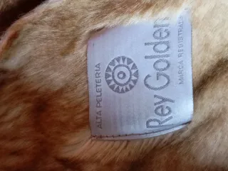 Abrigo Piel Natural Rey Golden Beige/Marrón