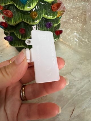 Albero di Natale in ceramica con luci