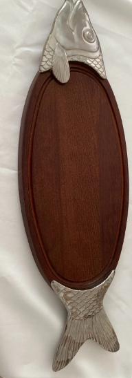 Salmonera BMF Madera y Metal 62x20 cm