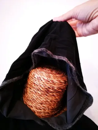 Jersey Zara Negro Capucha