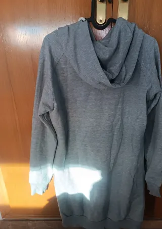 Vestido chándal gris