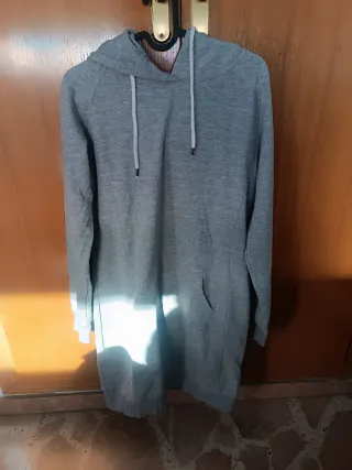 Vestido chándal gris