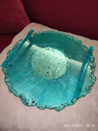 Vassoio in resina epossidica