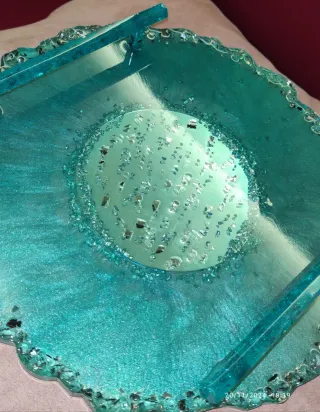 Vassoio in resina epossidica