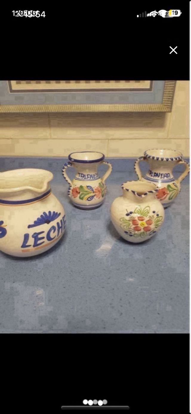 Lote 4 Cerámicas Talavera