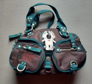 Borsa George Gina & Lucy marrone/petrolio