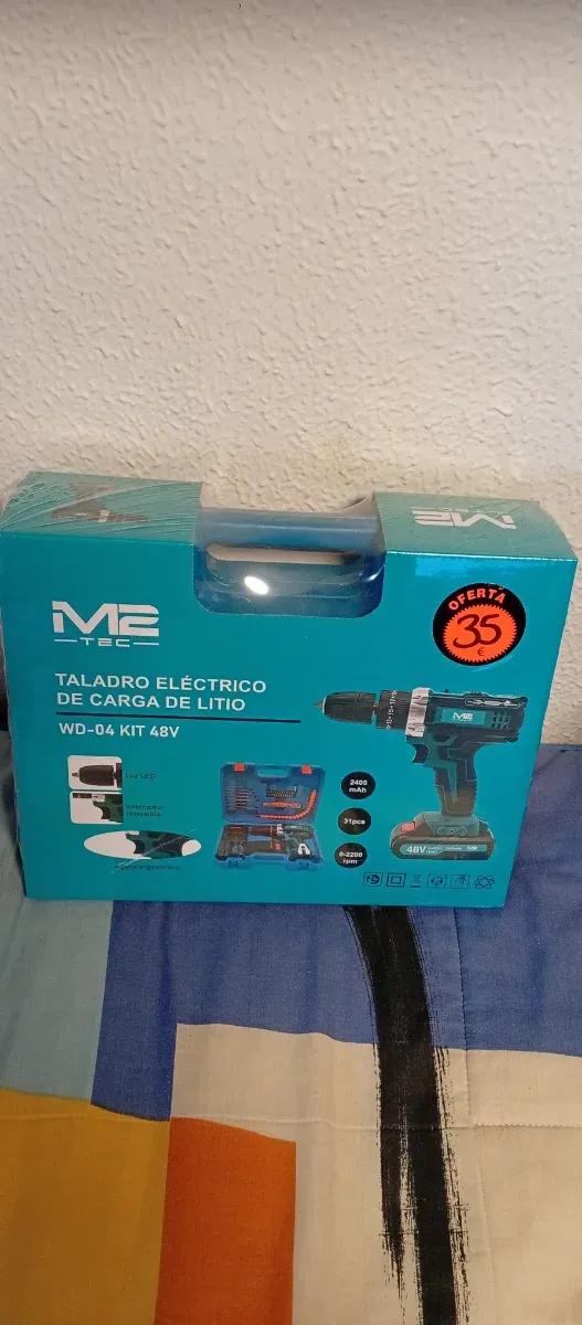 Taladro Eléctrico Litio WD-04 KIT 48V