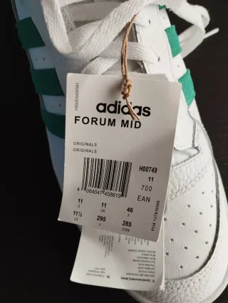 Adidas Forum Mid Blancas y Verdes