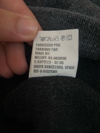 Sudadera Kill Off Gris