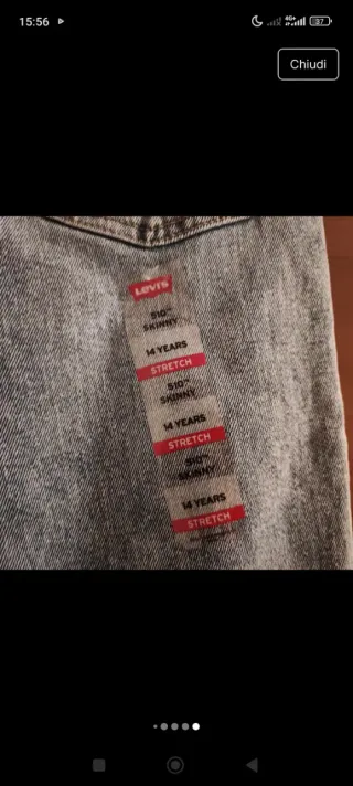 Jeans Levi's bambino 14 anni