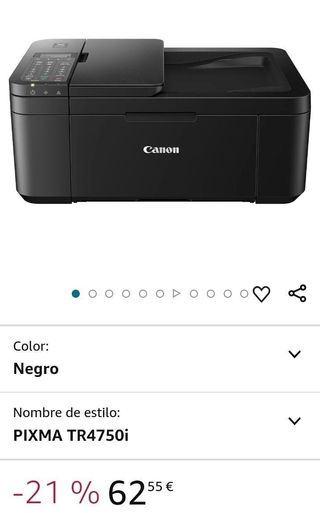 Canon Pixma TR4750i Impresora