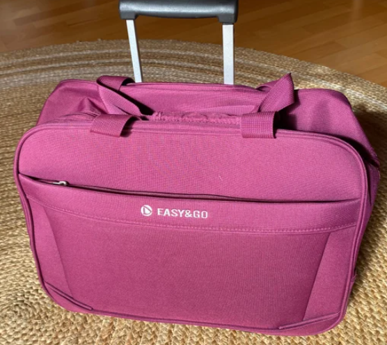 Juego 4 maletines trabajo morado