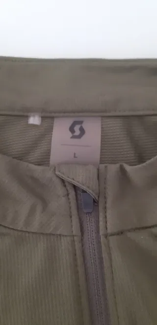 Maillot Ciclismo Scott Verde Militar